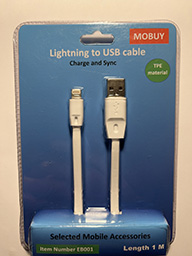 Lightening to USB cable
